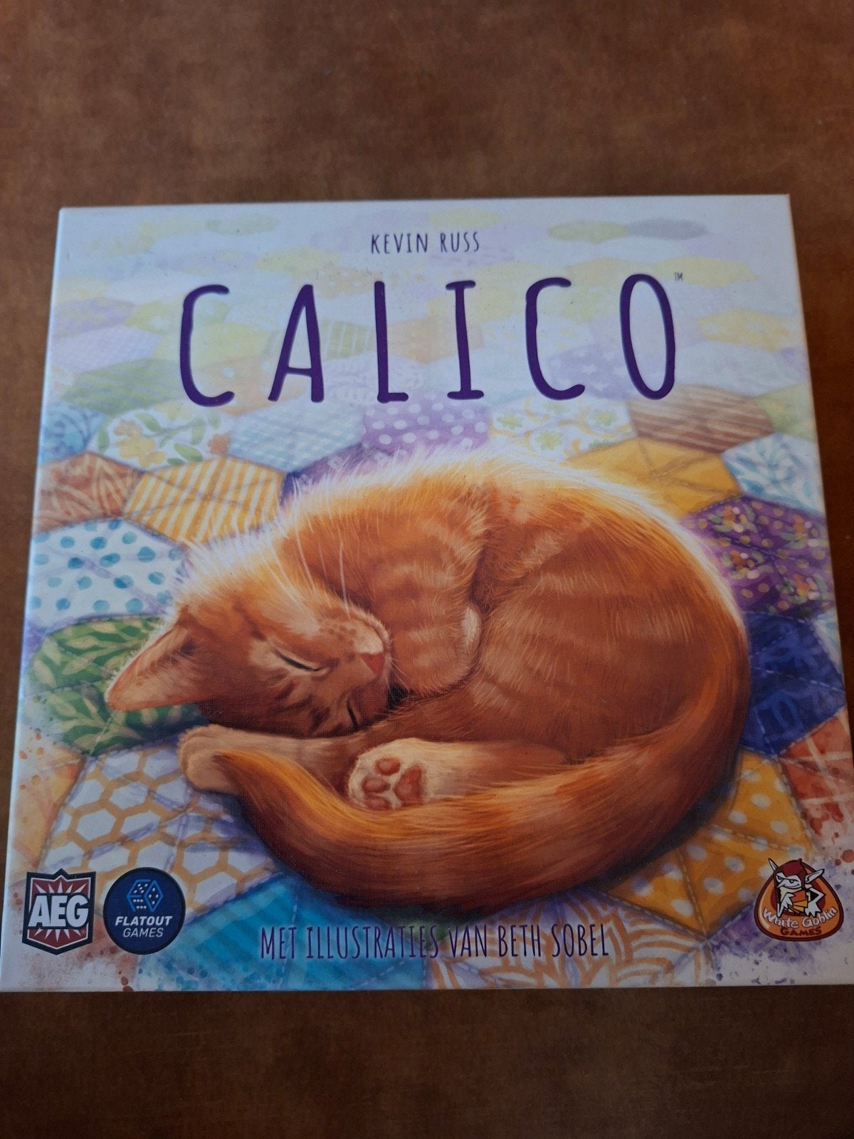 Calico bordspel - Strategisch puzzelspel, Een of twee spelers, Ophalen of Verzenden, Zo goed als nieuw, AEG, Flatout Games, White Goblin Games