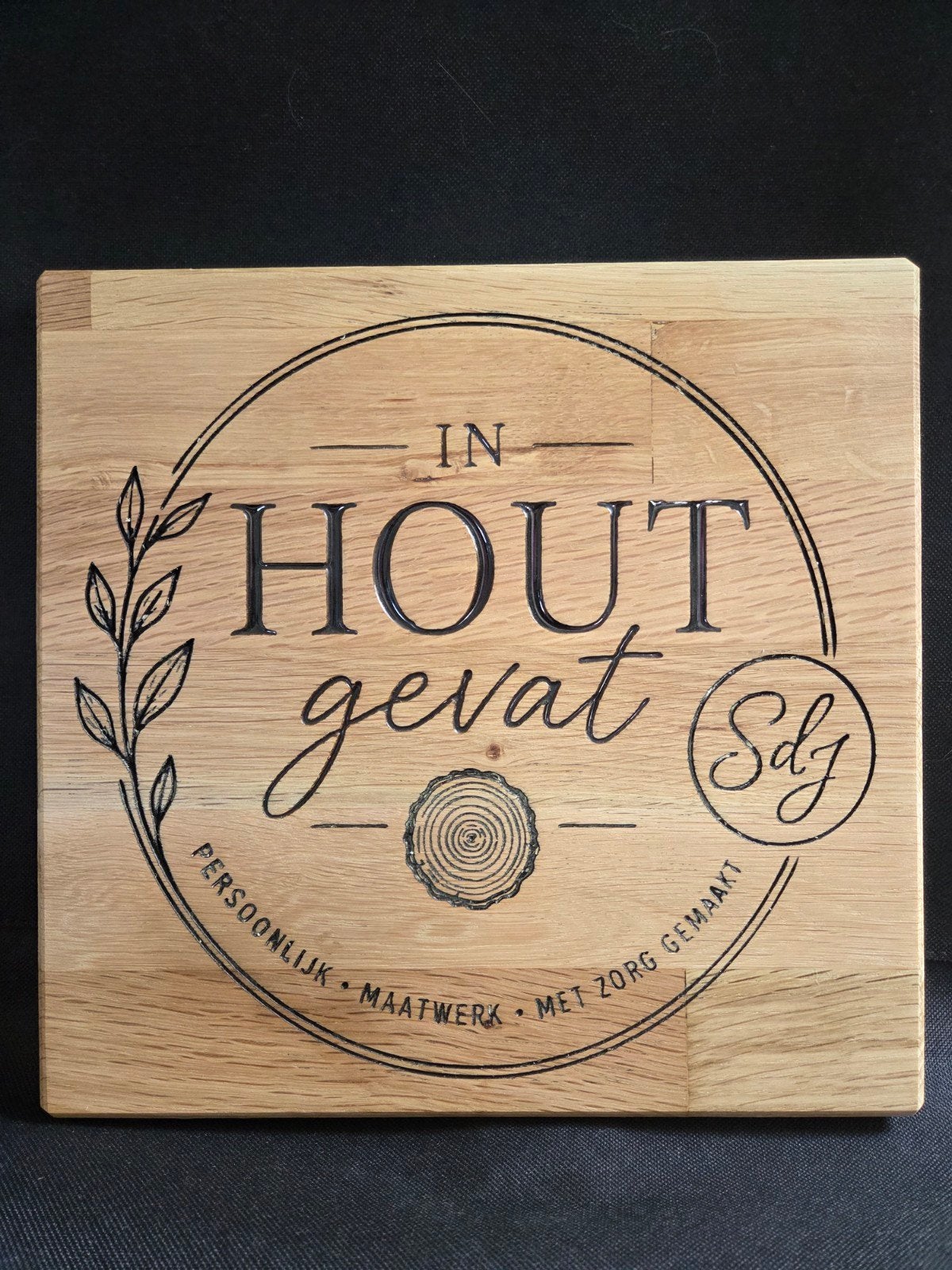 Gepersonaliseerd houten tekstbord, snijplank, borrelplank, Tekstbord, Ophalen of Verzenden, Hout, Nieuw