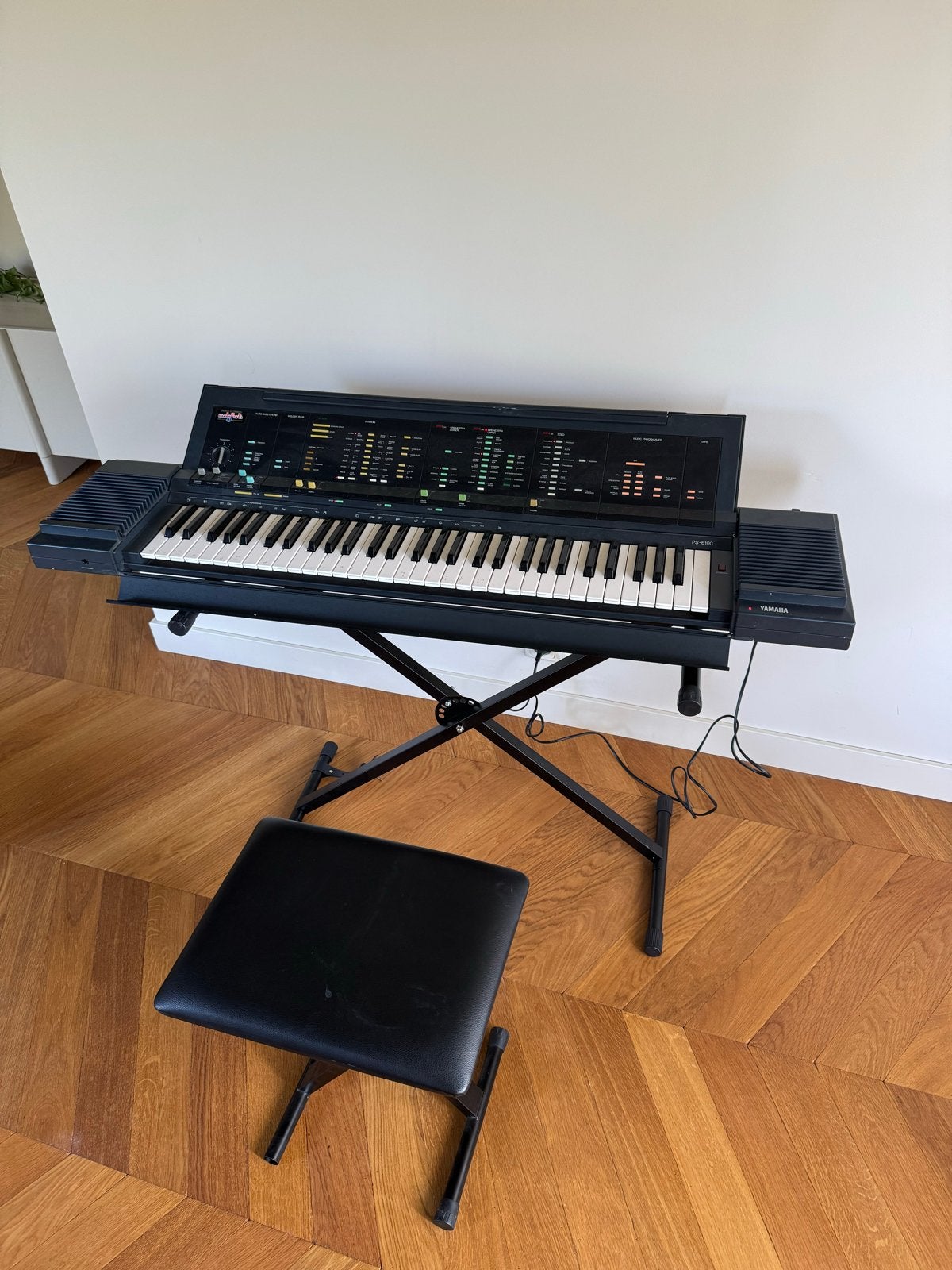 Yamaha PS-6100 Keyboard met standaard en krukje, Ophalen, Yamaha, Met standaard, 61 toetsen