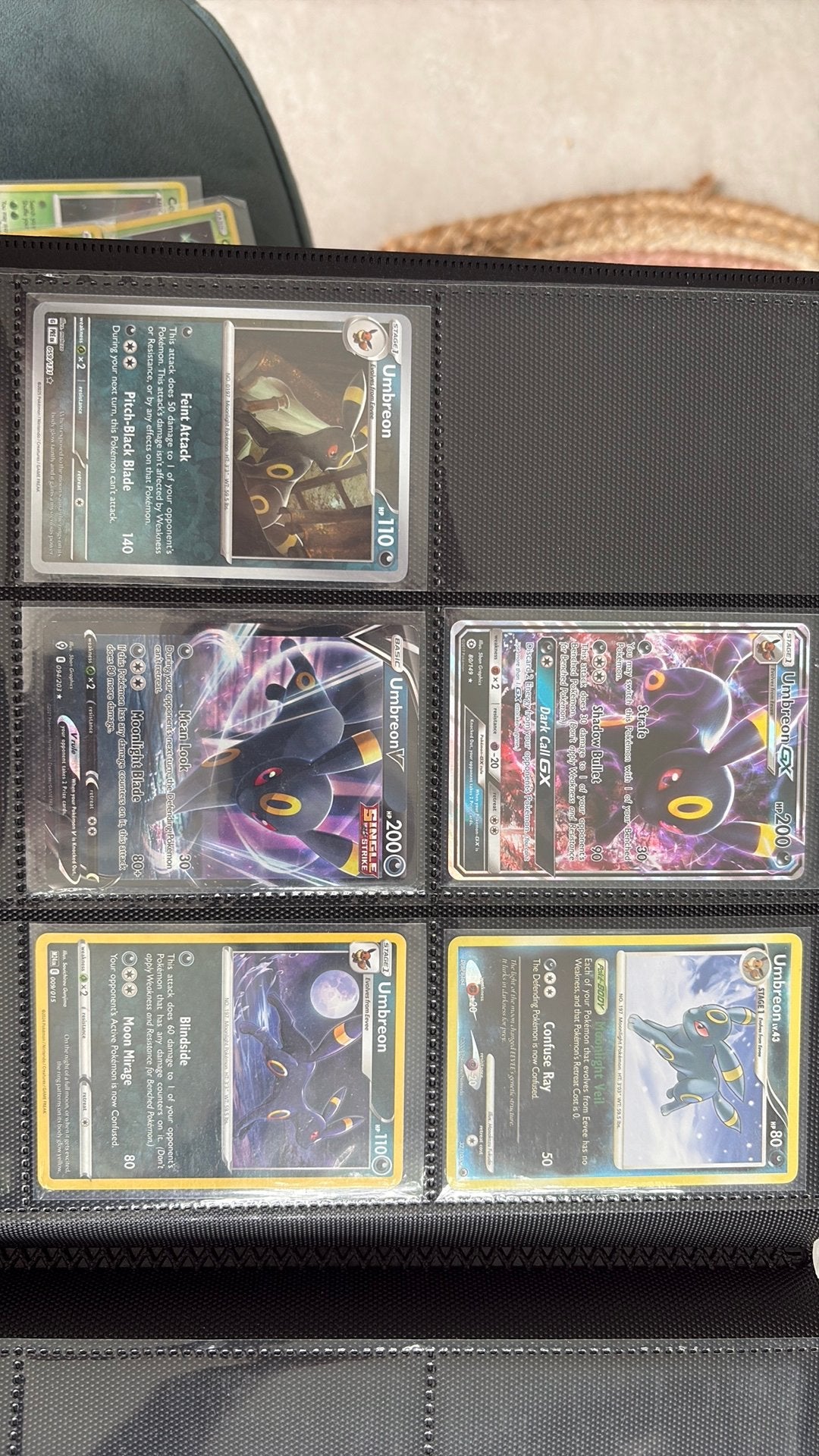 Pokemon umbreon verzameling zeldzaam, Ophalen of Verzenden, Zo goed als nieuw
