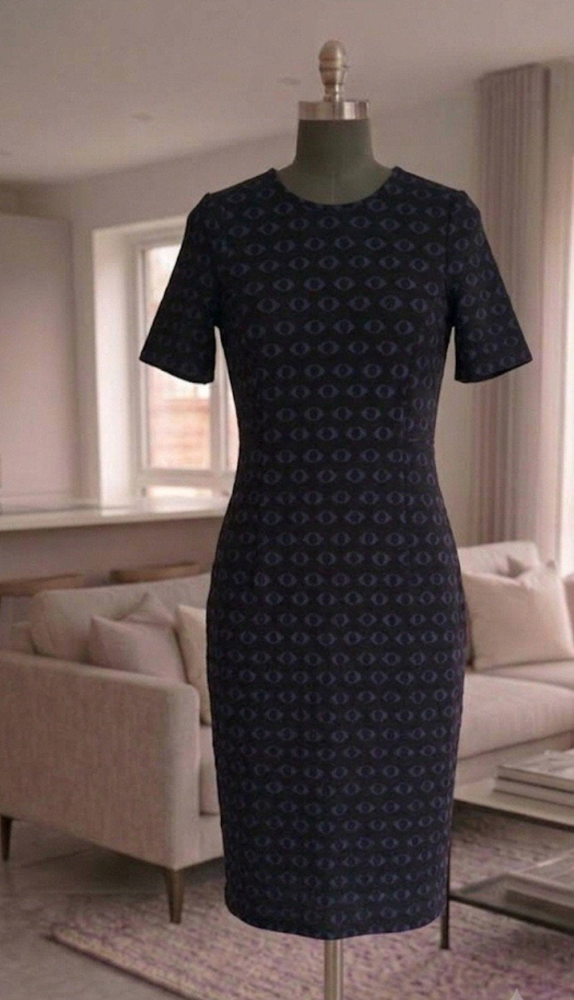 Juffrouw Jansen jurk maat S Nieuwprijs €159,95, Kleding | Dames, Maat 38/40 (M), Blauw, Nieuw, Ophalen of Verzenden