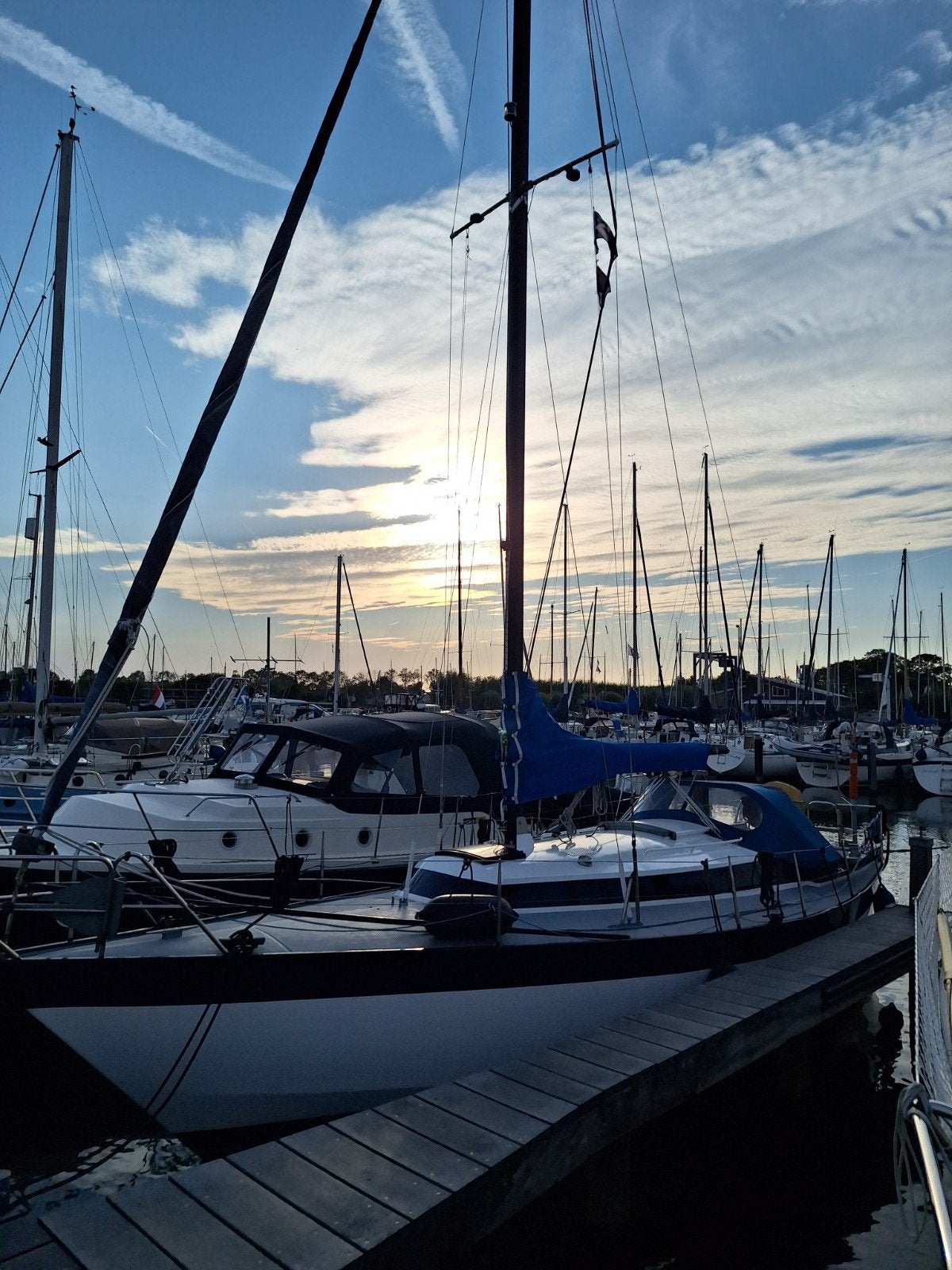 Kajuitzeiljacht, Wibo van Wijk, Type 9,45, staal., Watersport en Boten, 3 m, 9 m, Gebruikt, Binnenboordmotor