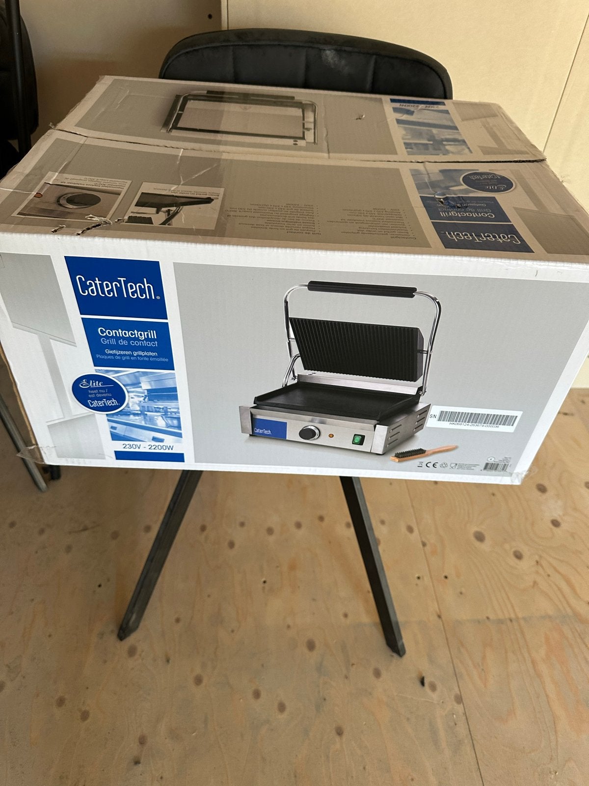 CaterTech Contactgrill - Nieuw in doos, Ophalen, Fornuis, Frituur en Grillen