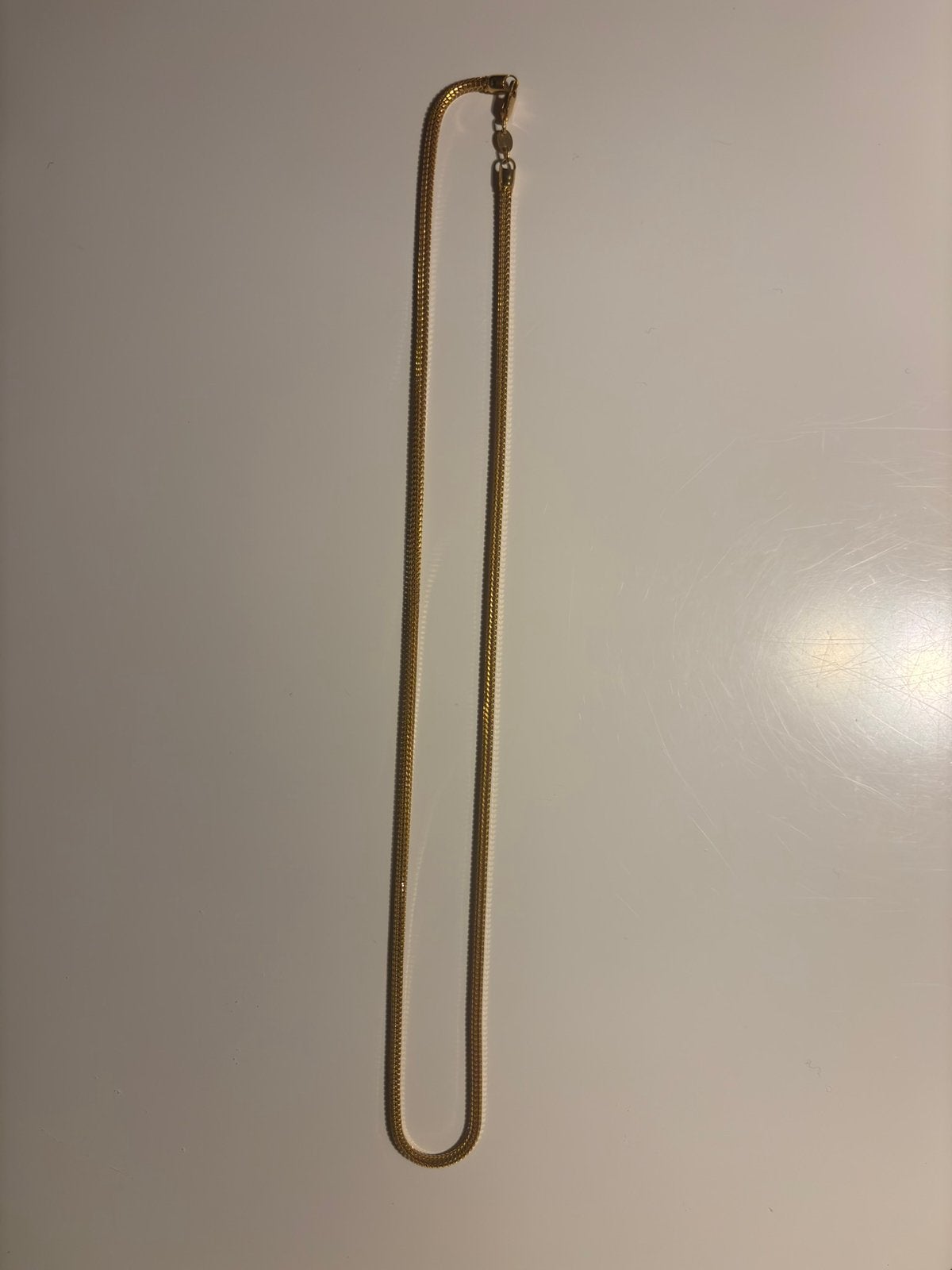 22k gouden ketting, Ophalen of Verzenden, Zo goed als nieuw, Goud