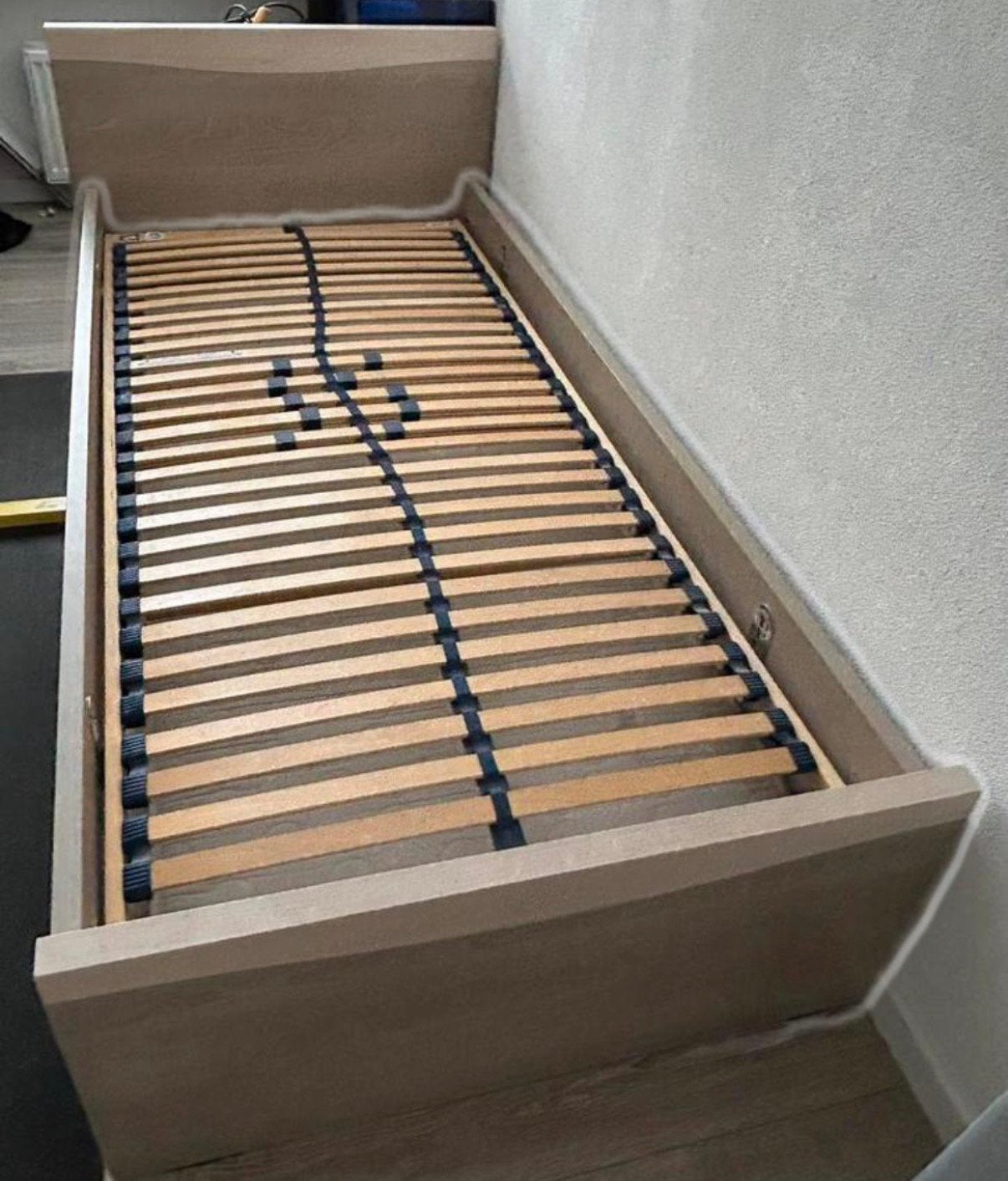 1 persoonsbed, Ophalen, Gebruikt, 90 cm, 200 cm