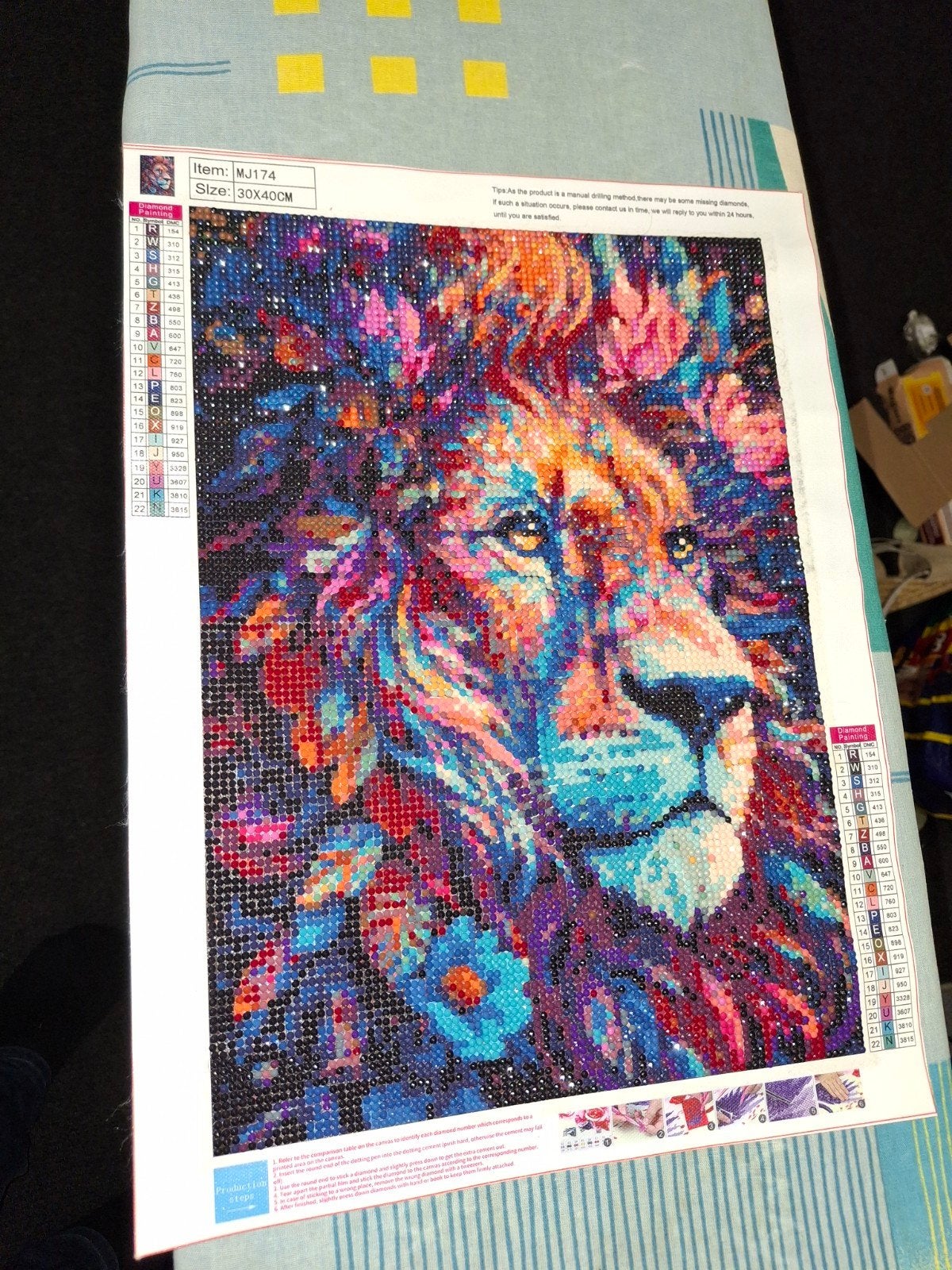 Diamond Painting dieren volkswagen busje allerlei dingen, Hobby en Vrije tijd, Ophalen of Verzenden, Zo goed als nieuw