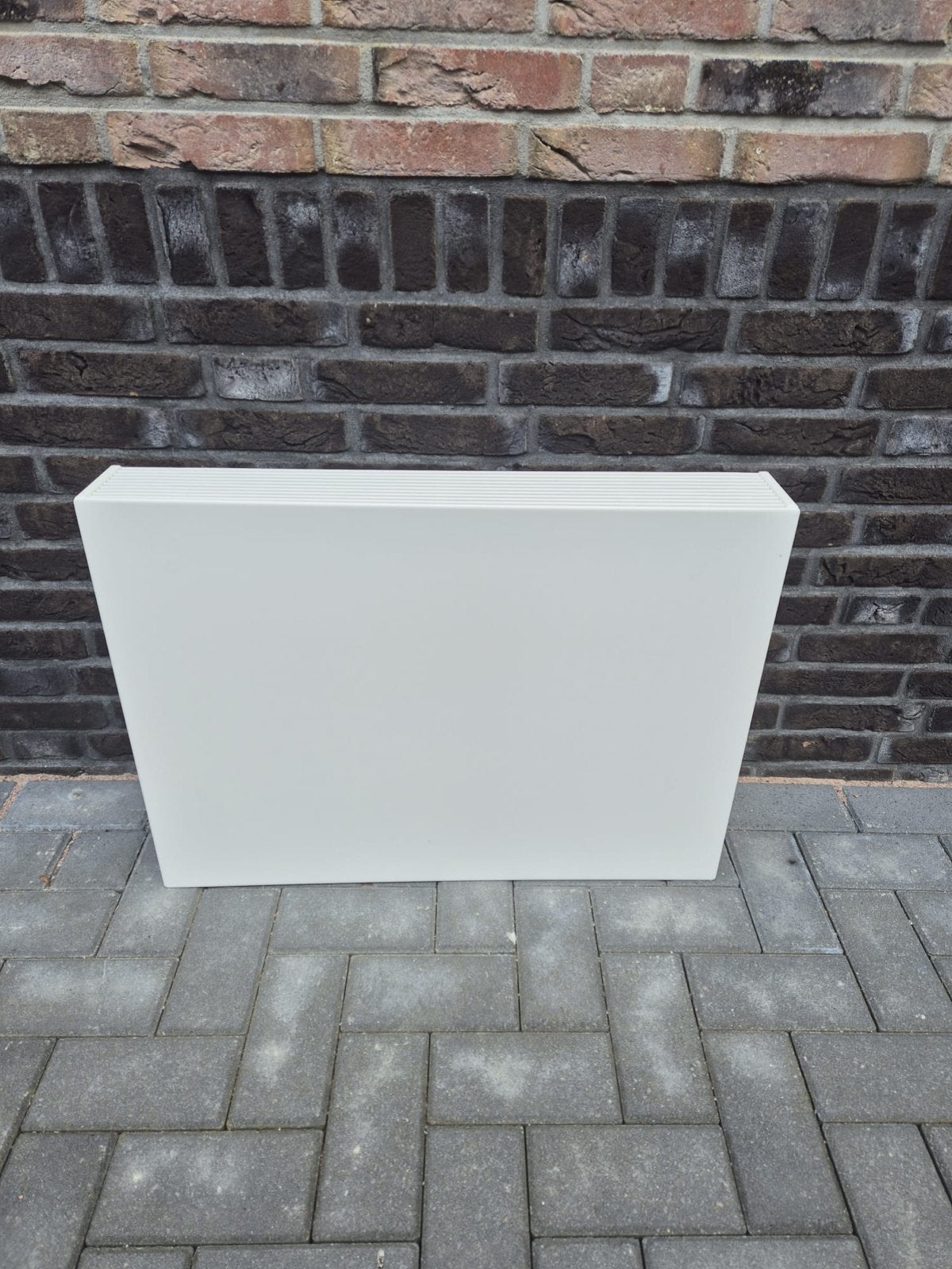 Sentimo metalen radiatorombouw – 75x55 cm – Zuiver wit, Doe-het-zelf en Verbouw, Ophalen, 30 tot 80 cm, Gebruikt, Overige typen