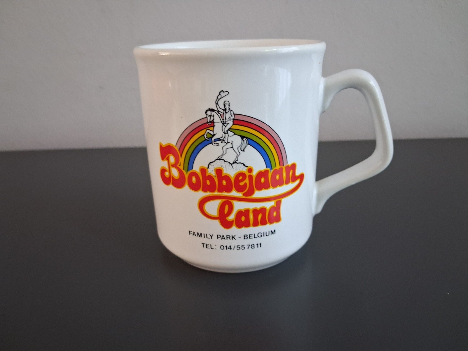 Bobbejaanland Mok - Made in England vintage, Ophalen of Verzenden