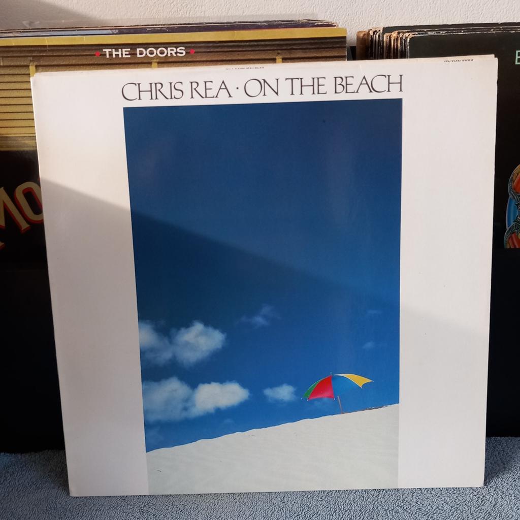 Lp Chris rea on the beach, Ophalen of Verzenden, Gebruikt, 12 inch