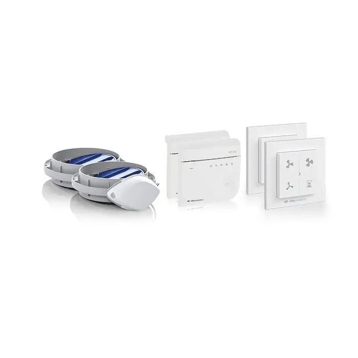 Itho Daalderop Duo Zone set HRU 300 WTW 04-00123, Ophalen of Verzenden, Zo goed als nieuw, Ventilator en Afzuiger