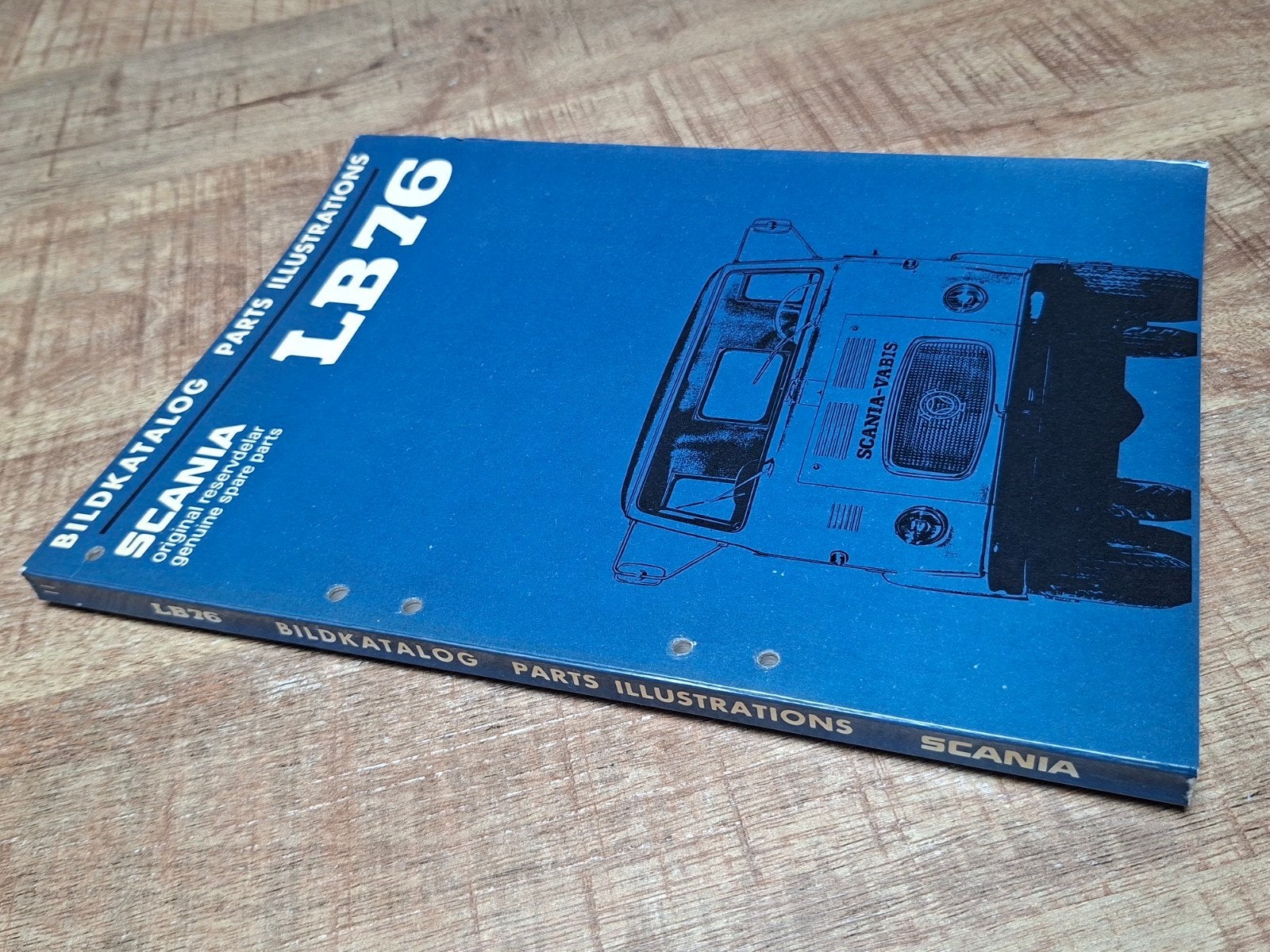 Scania Vabis LB76 Onderdelenboek, Ophalen of Verzenden, Auto's