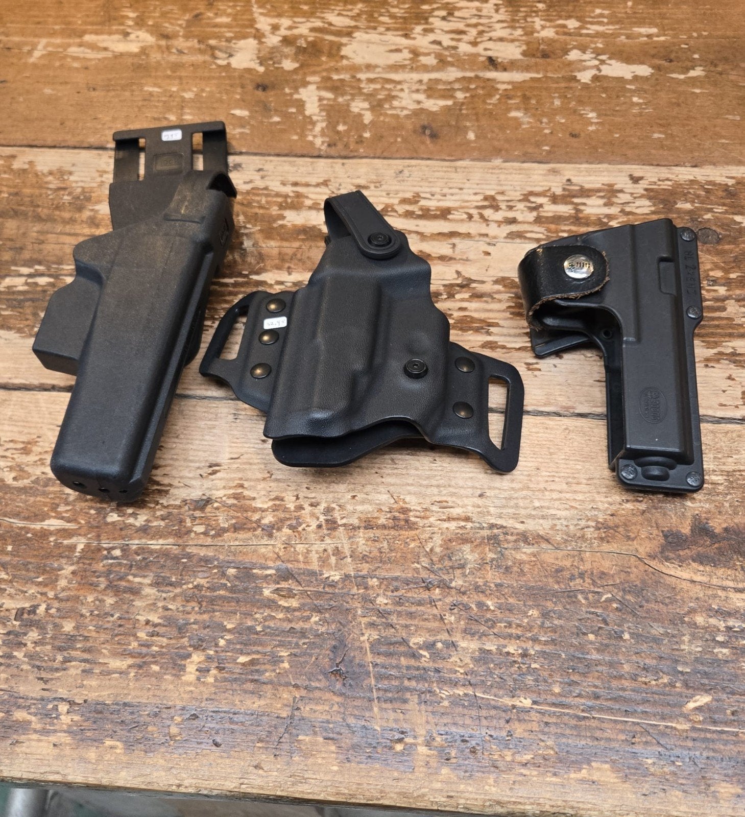 Diverse pistool holsters holster Glock Walther leder, ., Ophalen of Verzenden, ., Nederland