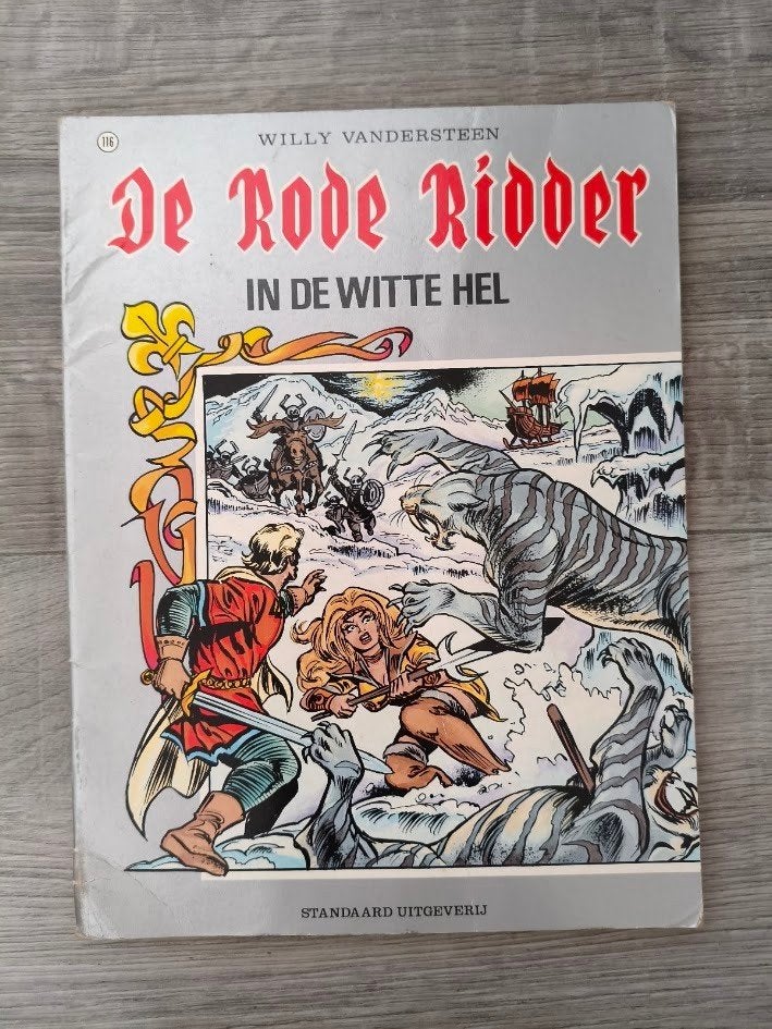 De rode ridder – In de witte hel stripboek, Boeken, Eén stripboek, Ophalen of Verzenden, Gelezen