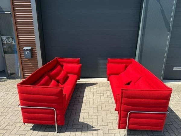 Vitra - Alcove Lowback Sofa - 2x, 125 cm of meer, Ophalen of Verzenden, Zo goed als nieuw, Stof
