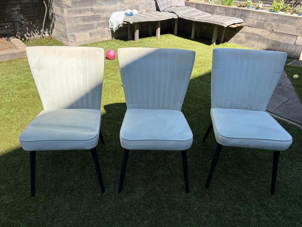 Gratis bankje 200cm lang en 3 stoelen- snel ophalen!, Ophalen, Gebruikt, Minder dan 75 cm, 150 tot 200 cm
