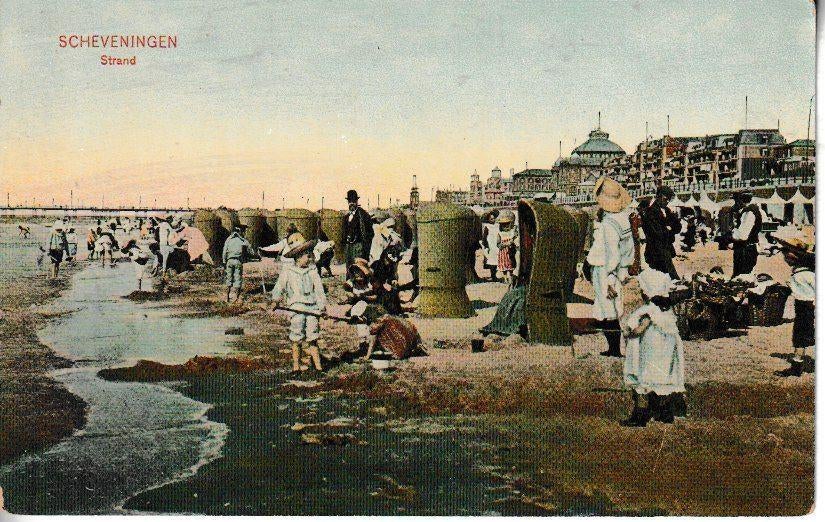 SCHEVENINGEN - STRAND, Ophalen of Verzenden, Voor 1920, Ongelopen, Zuid-Holland
