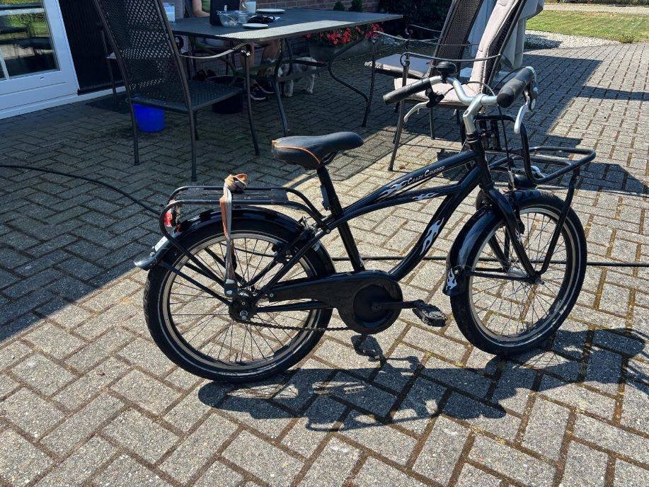 stoere jongens fiets; "Crazy Cruiser", Gebruikt, Velgrem, 18 inch, Ophalen