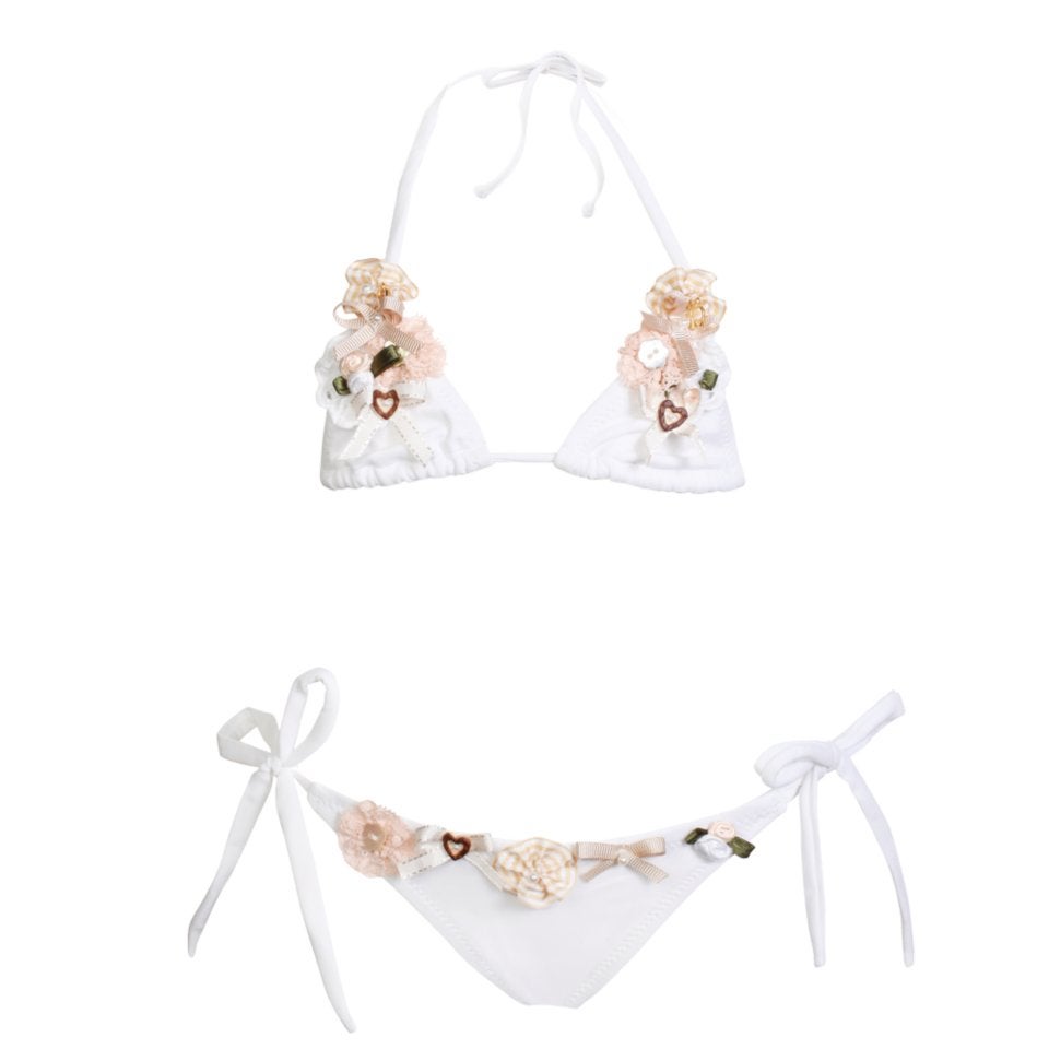 Love me Do bikini Mini voor 9/10 jarige meisjes, Bikiniset, Meisje, Nieuw, Ophalen of Verzenden