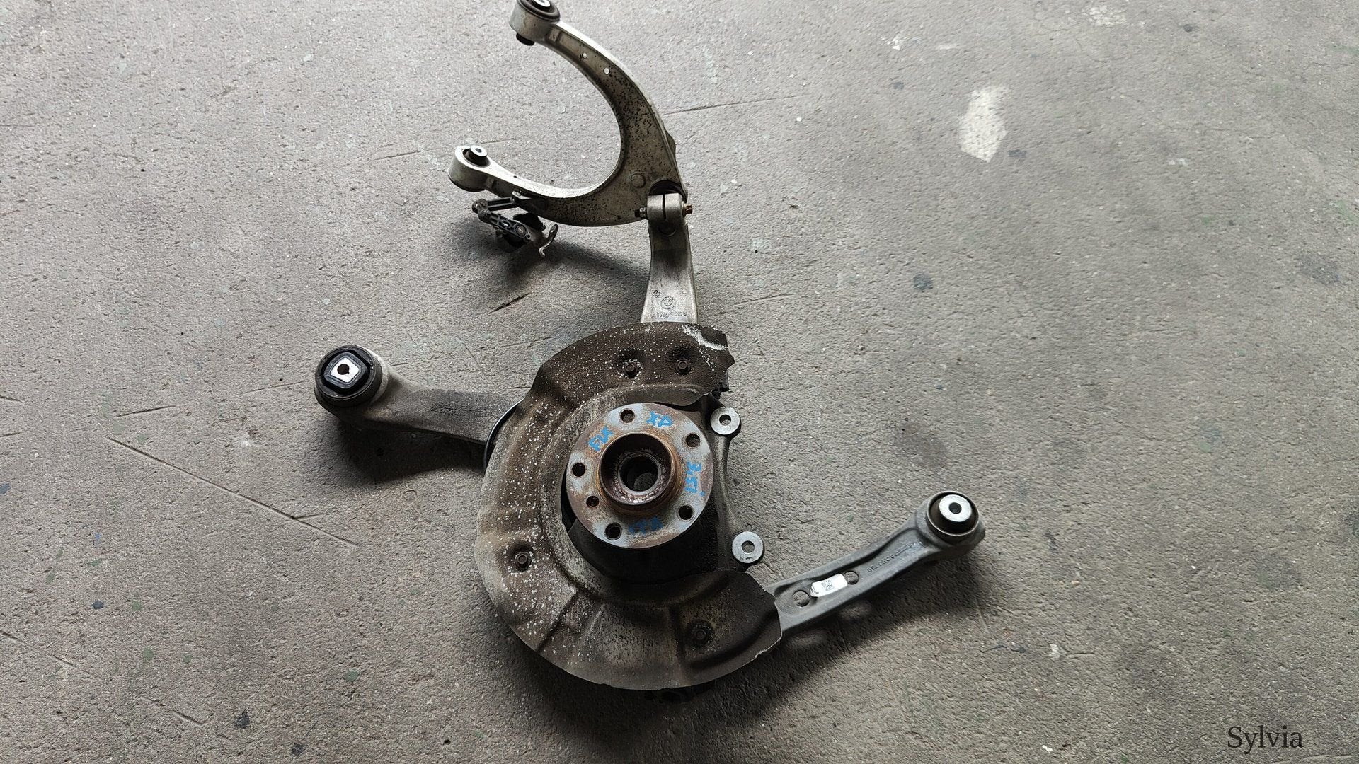 Fusee linksvoor met draagarmen Xdrive BMW 5 / 6 serie F10 F1, Gebruikt, -, -, Ophalen of Verzenden