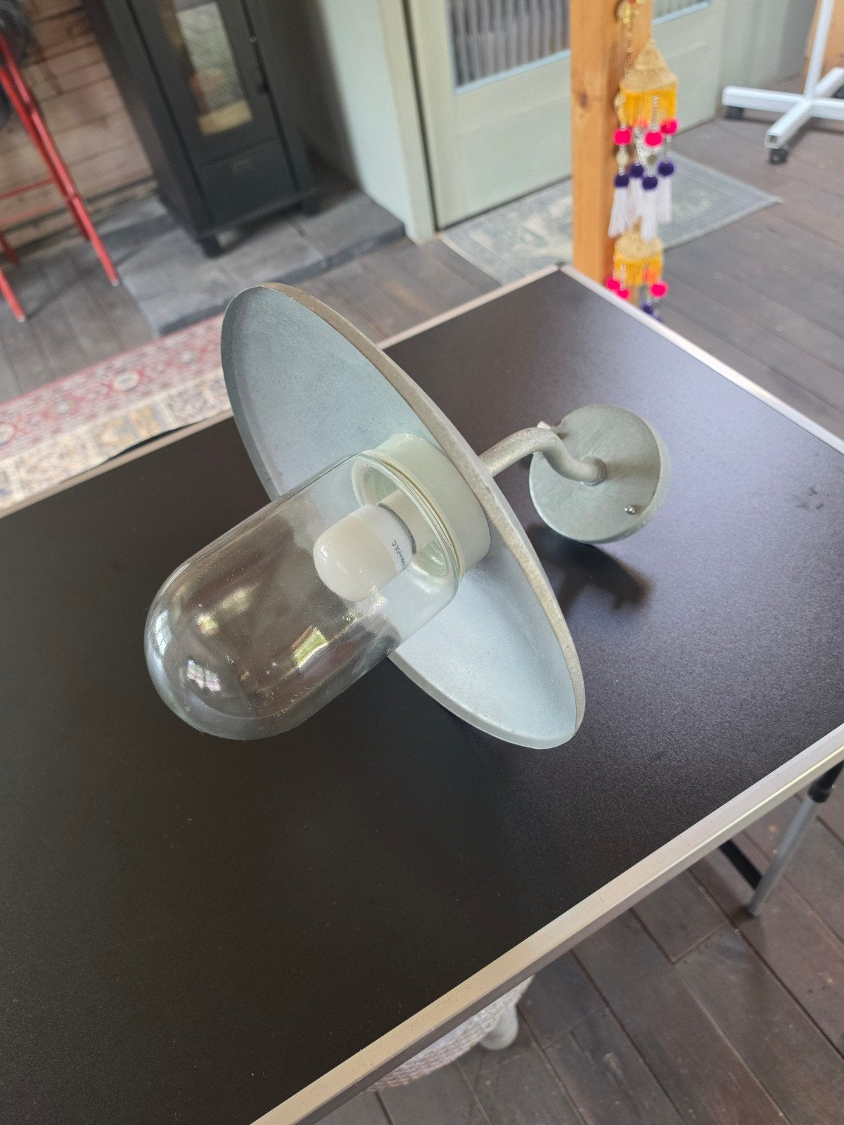 Industriële Binnen/Buiten Lamp - Stoere Uitstraling, Ophalen of Verzenden