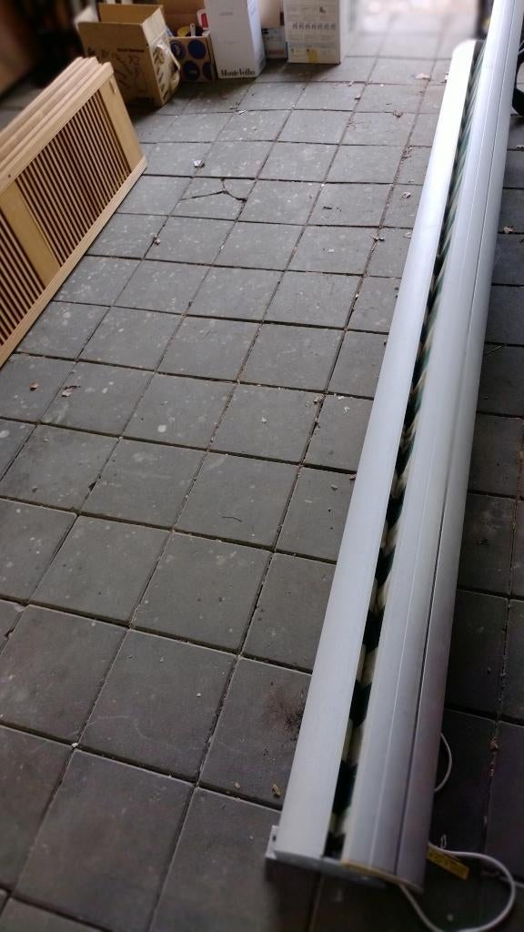 Zonnescherm, Tuin en Terras, Zonneschermen, 150 tot 300 cm, Ophalen, Gebruikt, Knikarmscherm