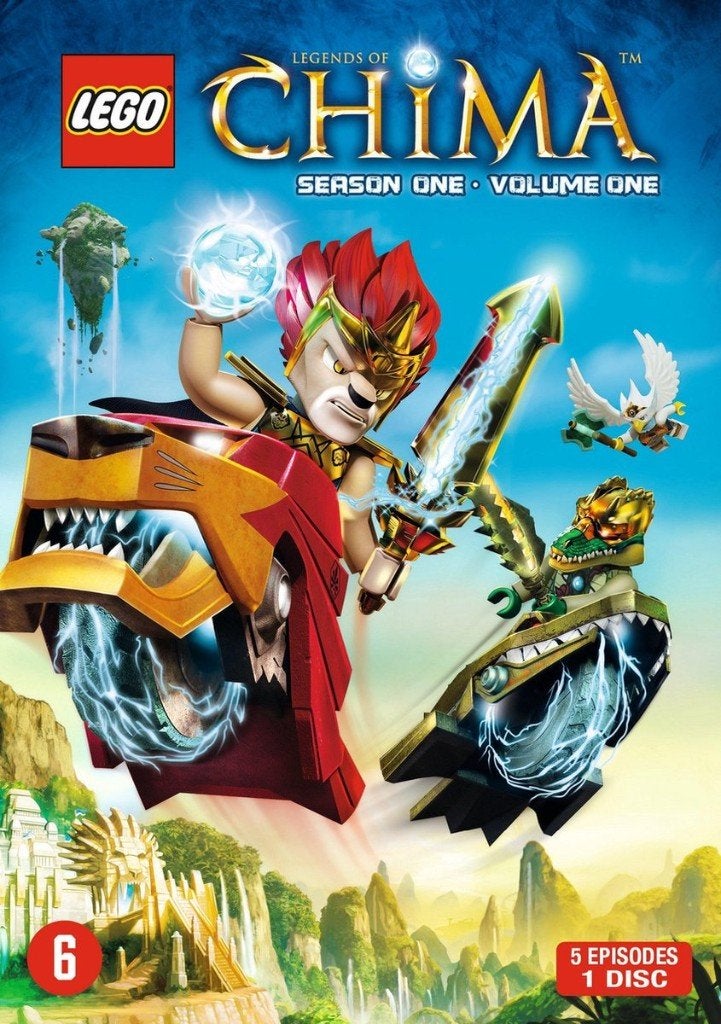 LEGO Legends of Chima Seizoen 1 Volume 1 DVD, Animatie, Verzenden, Tv-serie, Nederlands