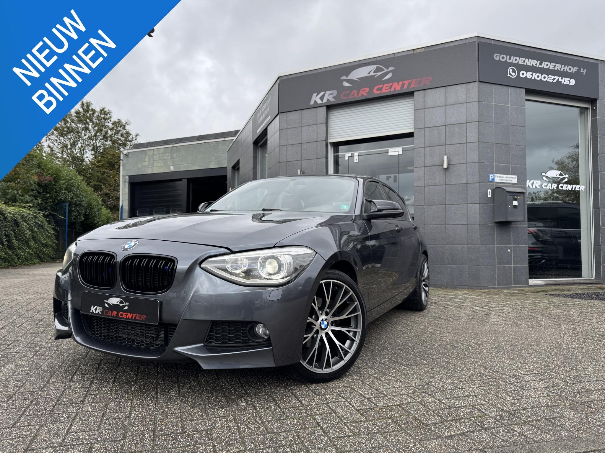 BMW 1-serie 116i M-Sport XENON-LEDER-REVISIE-ALCANTARA, Auto's, 1-Serie, Euro 5, Gebruikt, 4 cilinders