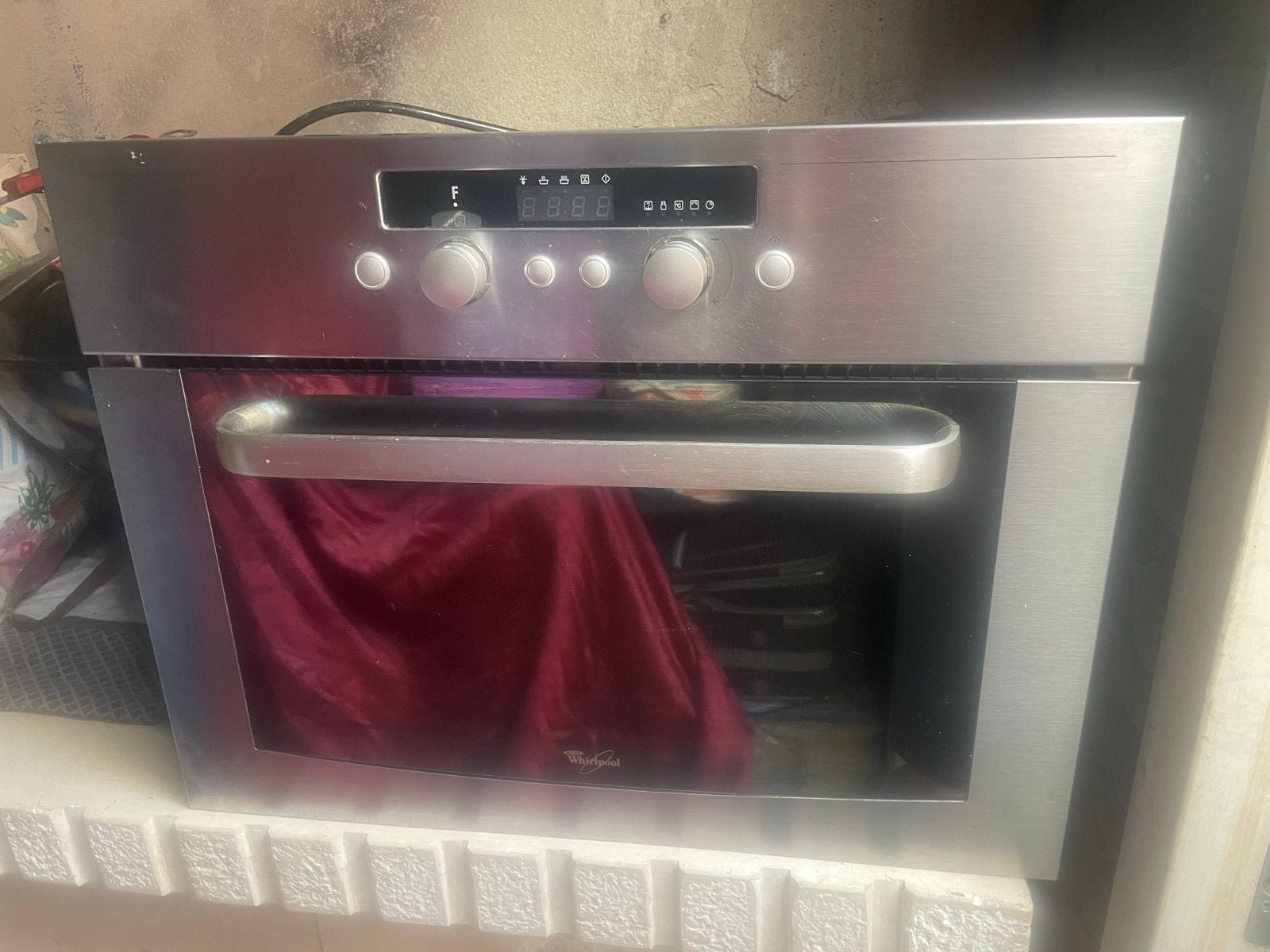 Whirlpool oven (geen combi) - Wegens nieuwe keuken, Ophalen, 45 tot 50 cm, Whirlpool, Gebruikt