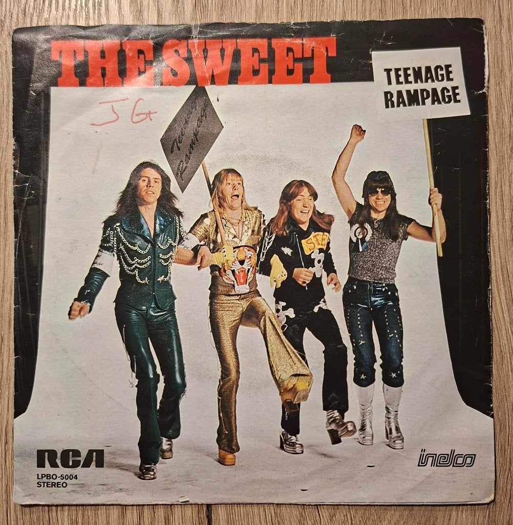 Sweet single Teenage Rampage, Cd's en Dvd's, Vinyl Singles, Ophalen of Verzenden, Gebruikt, 7 inch, Pop
