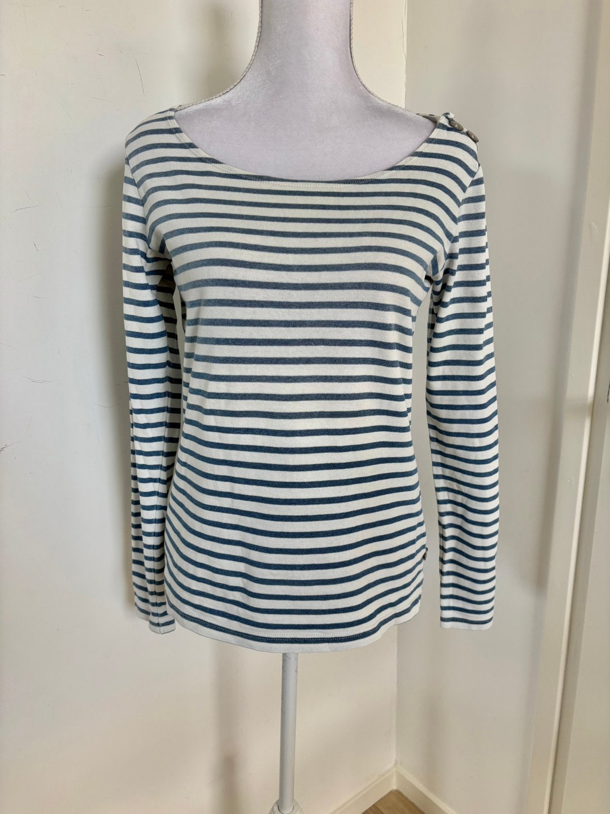 Gestreept Maison Scotch truitje - maat S, Ophalen of Verzenden, Zo goed als nieuw, Maat 36 (S), Blauw