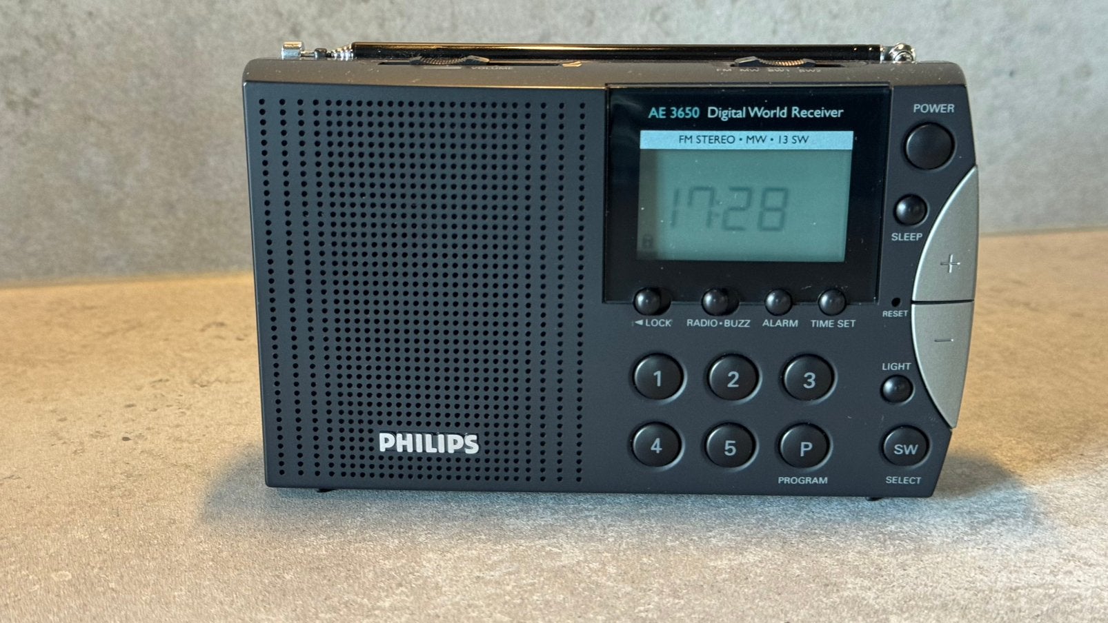 Philips wereldontvanger., Audio, Tv en Foto, Radio's, Ophalen, Zo goed als nieuw, Wereldontvanger