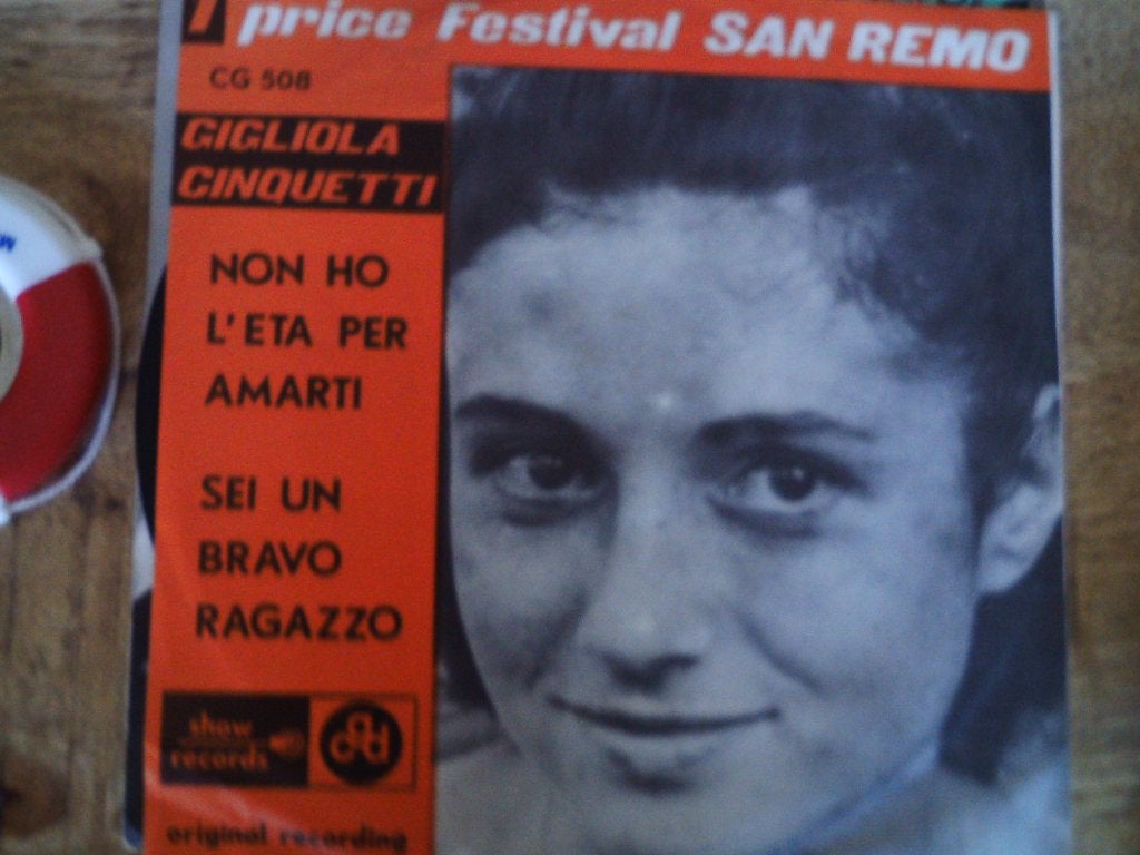 Gigliola Cinquetti - Non Ho L'Eta Per Amarti (Vinyl) 11a, 7 inch, Ophalen of Verzenden, Pop, Overige typen