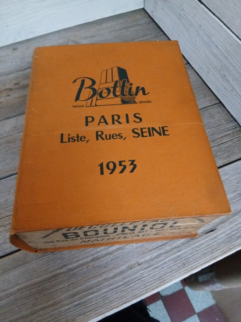 Origineel Parijs Didot-Bottin, naslagwerk Parijs uit 1953, Ophalen of Verzenden