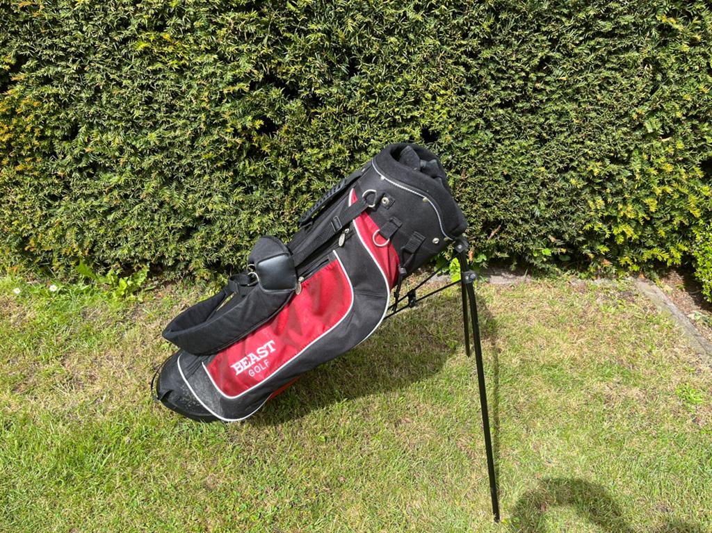 Golftas met veerpoten, Ophalen, Zo goed als nieuw, Tas, Overige merken
