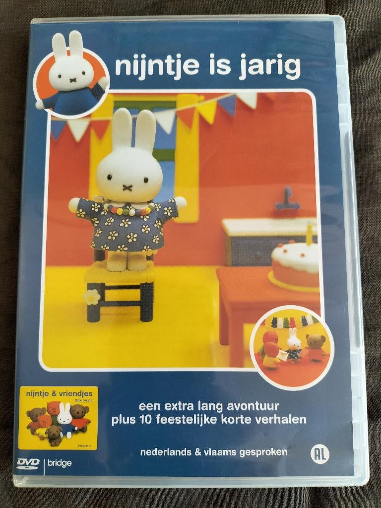 Dvd - nijntje is jarig, Cd's en Dvd's, Dvd's | Kinderen en Jeugd, Zo goed als nieuw, Tv fictie, Alle leeftijden, Ophalen of Verzenden