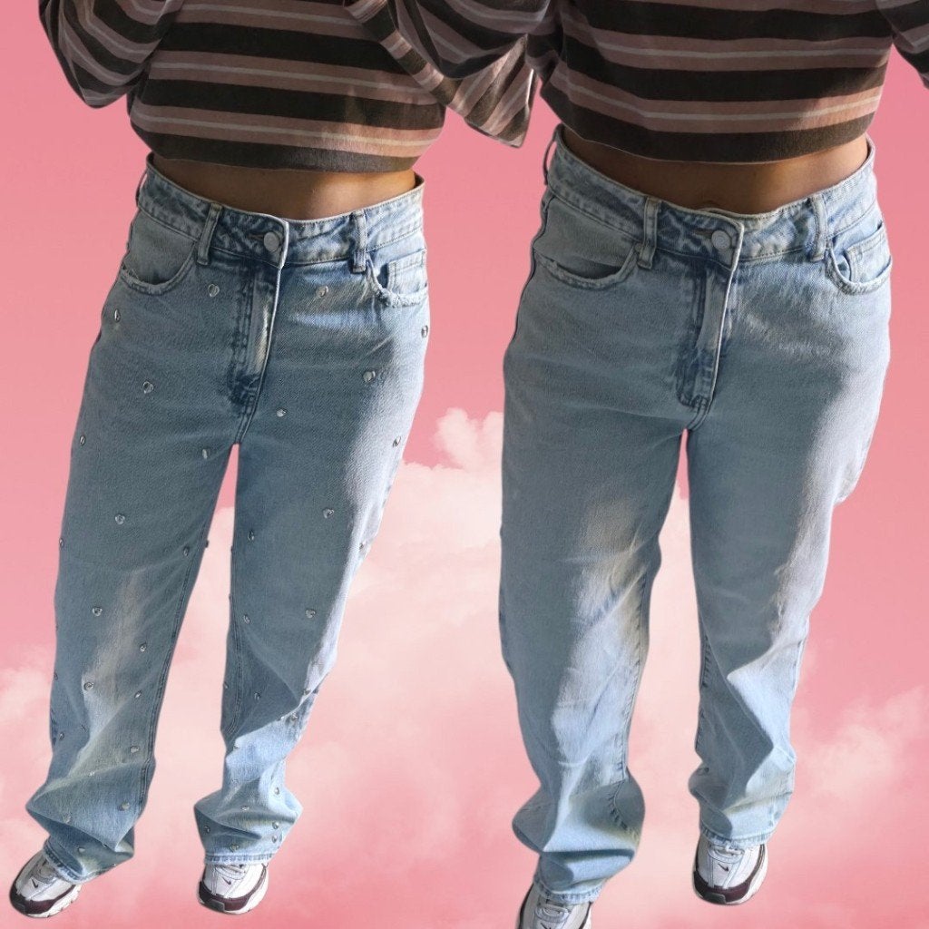 Jeans 2 stuks, Straight Leg, Light Of The Moon, Blauw, Ophalen of Verzenden, Zo goed als nieuw