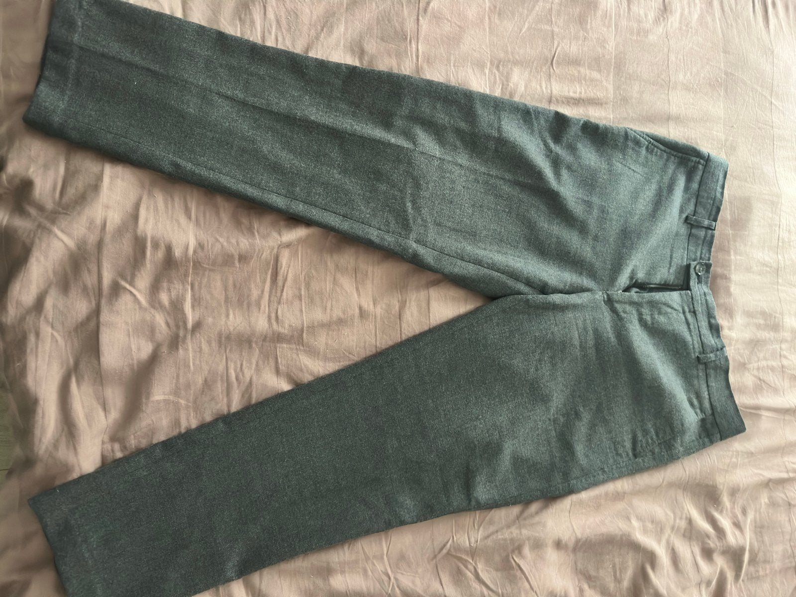 Samsøe & Samsøe Laurent broek - Donkergrijs melange, Ophalen of Verzenden, Zo goed als nieuw, Maat 48/50 (M), Grijs