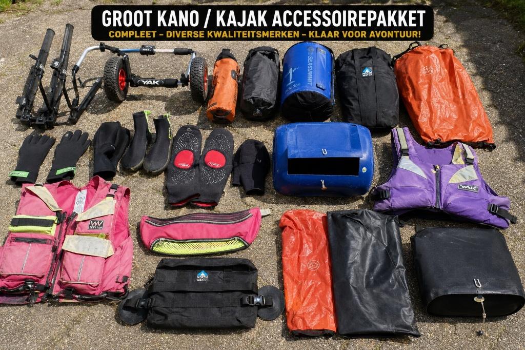 Complete Kajak Kano Accessoires Partij., Watersport en Boten, Ophalen of Verzenden, Gebruikt, Overige typen