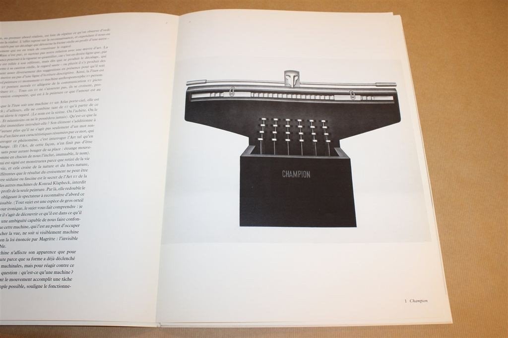 Kunstuitgave Derrière Le Miroir. Klapheck. Zeldzaam. 1980., Ophalen of Verzenden, Gelezen