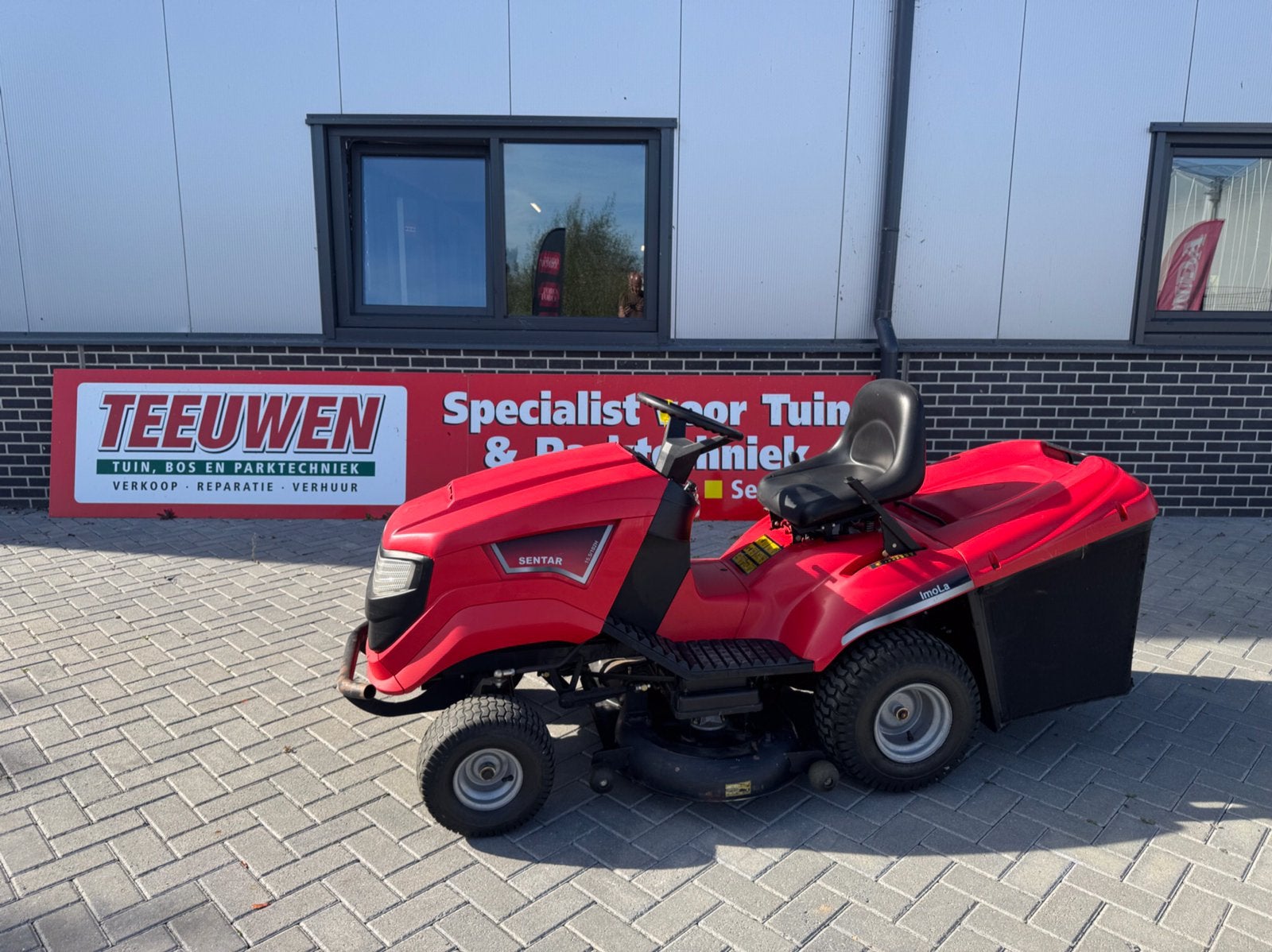 Sentar zitmaaier met opvang 15.5 PK B&S, Ophalen, Gebruikt, Mertstraat 5, Elektrische starter