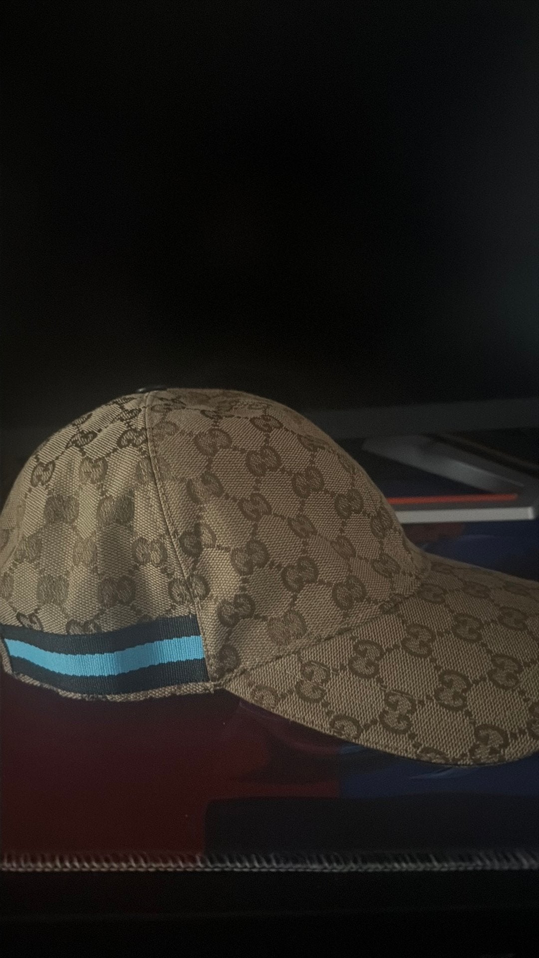 Gucci pet beige met blauw zwart, Ophalen, Nieuw, One size fits all, Pet