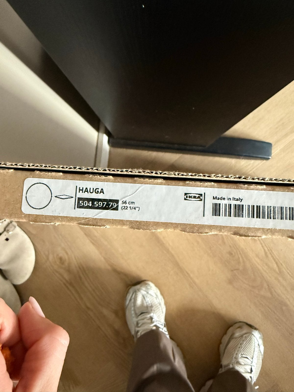 Ikea Hauga witte plank 56 cm, nieuw in doos, Ophalen, Nieuw