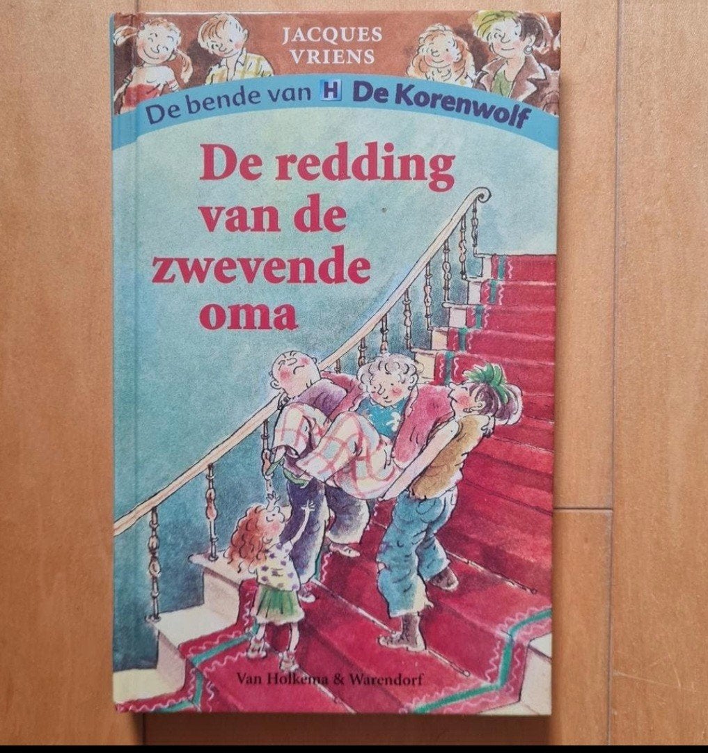 De redding van de zwevende oma - Jacques Vriens (Korenwolf), Ophalen of Verzenden, Zo goed als nieuw, Jacques Vriens, Fictie algemeen