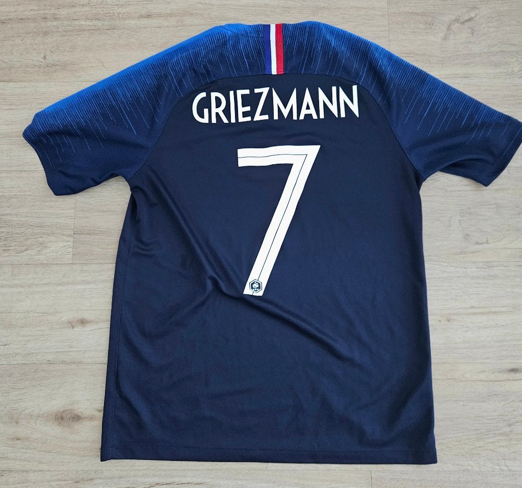 Frankrijk voetbalshirt WK 2018 Antoine Griezmann, Verzenden, Zo goed als nieuw, Buitenlandse clubs, Shirt