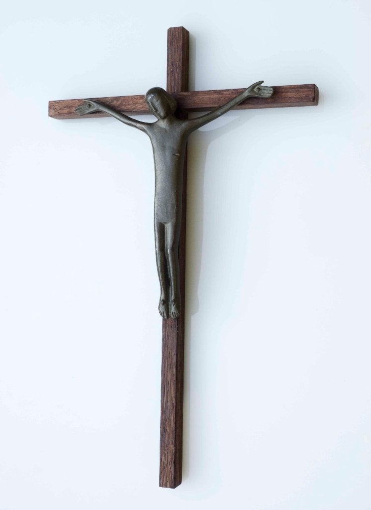 Crucifix | fraai gestileerd | jaren 50 design, Ophalen of Verzenden