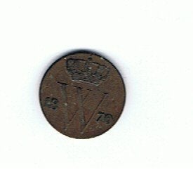 Munt Nederland 25 cent 1941, Ophalen of Verzenden, Koning Willem III, Overige waardes, Losse munt