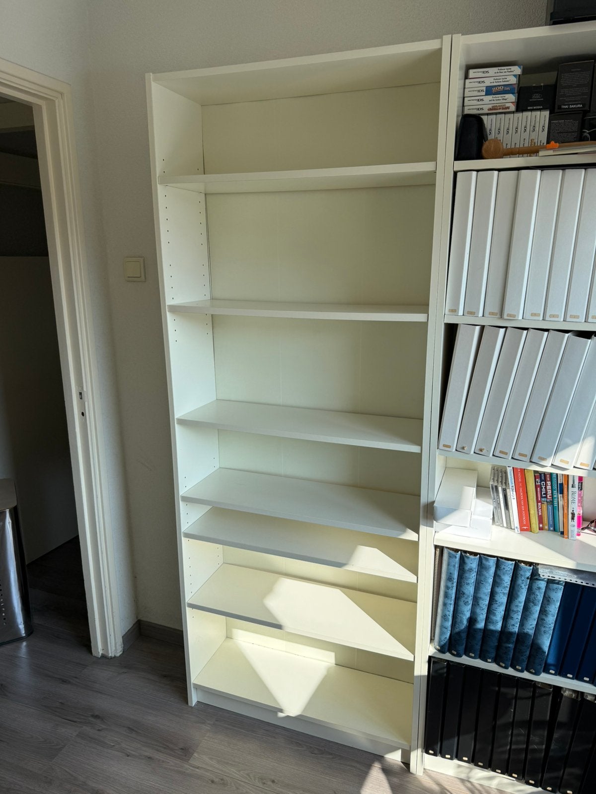 Ikea Billy Kast Wit, Ophalen, Met plank(en), Gebruikt, 200 cm of meer
