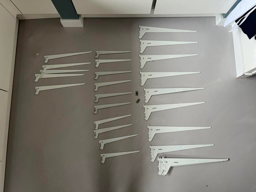 Plankendragers - 10x30cm, 5x40cm, 14x50cm, Ophalen, Gebruikt
