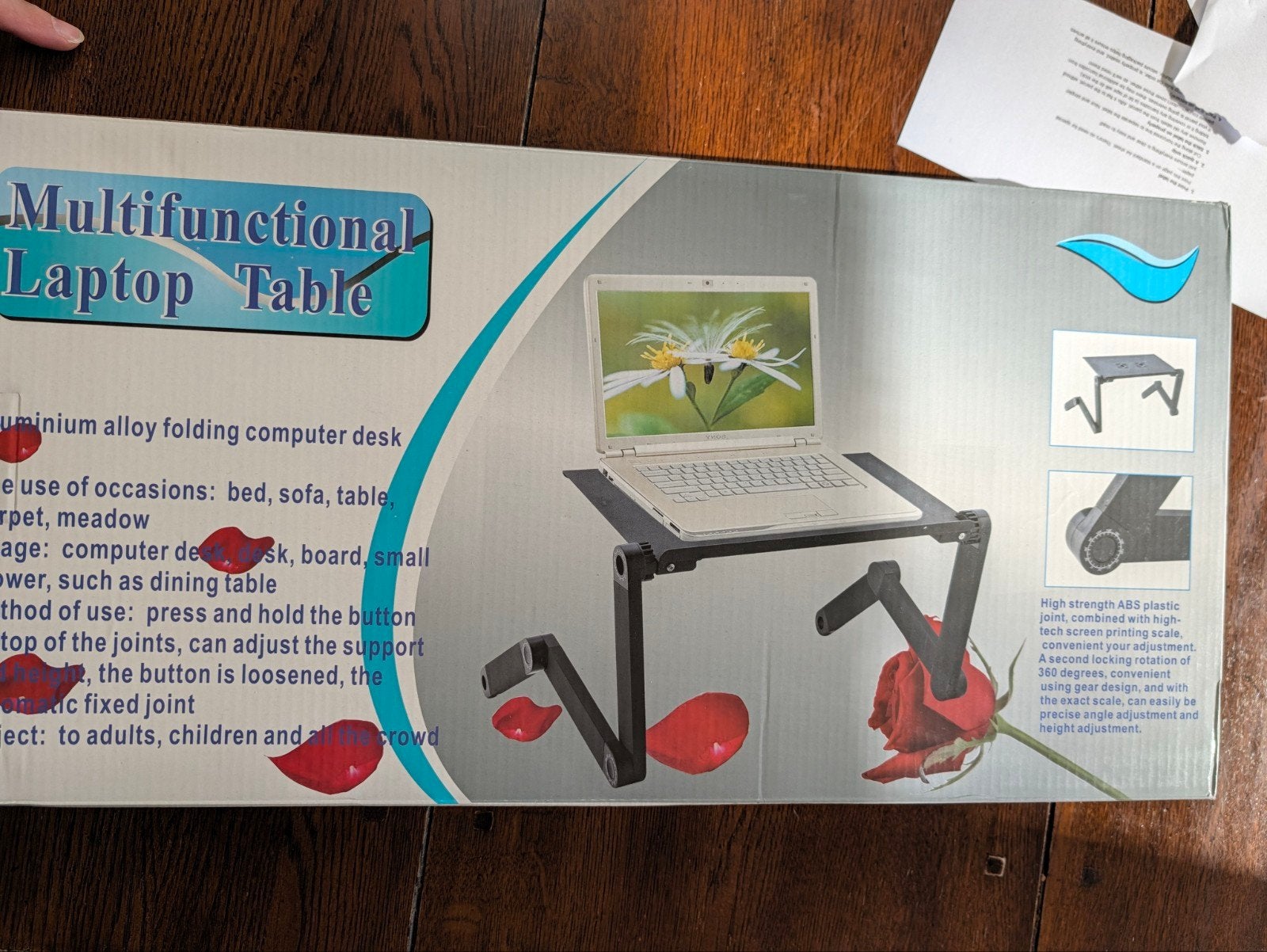 Multifunctionele Laptop Tafel - Nieuw, ongebruikt!, Computers en Software, Ophalen of Verzenden, Nieuw, In hoogte verstelbaar