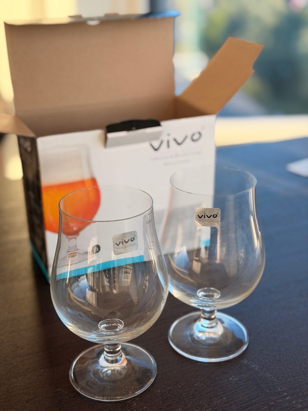 Vivo Villeroy & Boch Bierglazen - Set van 2, Nieuw, Ophalen of Verzenden, Overige merken, Glas
